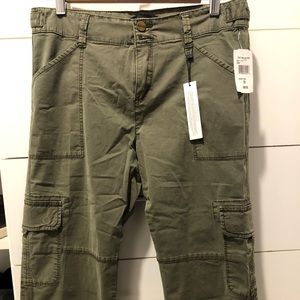 Sanctuary cropped cargo pants Army green sz 29
